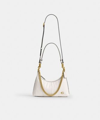 【新品未使用】COACH ショルダーバッグ25・キルティング　ホワイト ジュリエット ショルダー バッグ 25・キルティング | COACH/コーチ